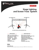 feur fu 30r heavy duty lighting stand
