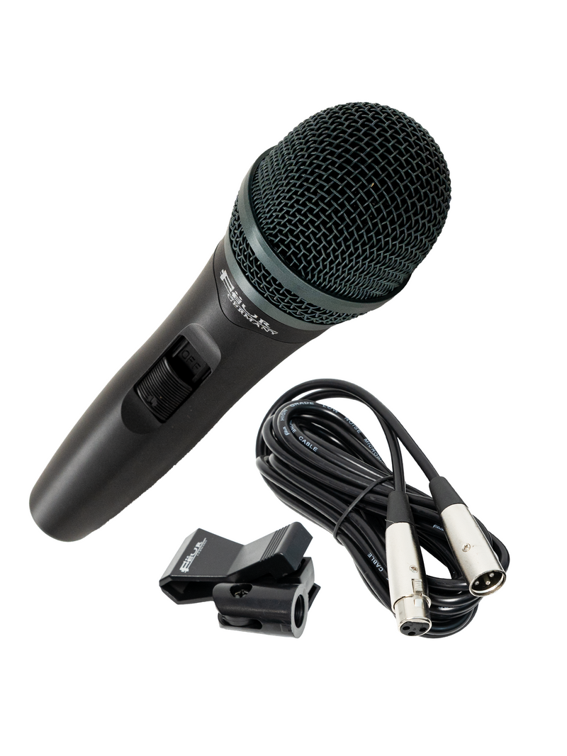 FEUR FU-603 Professional Cardioid Dynamic Vocal Microphone – Handheld, Unidirectional, XLR, Aluminum Body