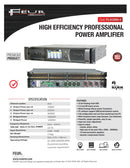 feur fu a12000 4 digital touch screen 4 channel amplifier