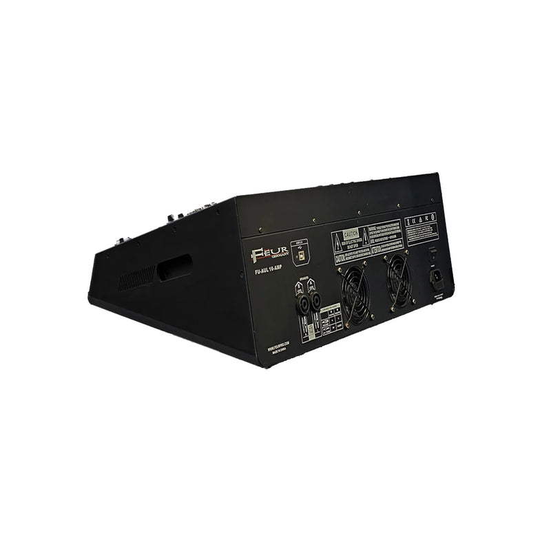16-Channel Professional Audio Mixer with Built-In Amplifier – FU-AUL16-AMP from AUL Series with DSP Effects, Bluetooth & USB Playback