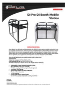 feur fu djdesk 1 dj desk stand