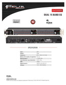 feur fu eq215 graphic equalizer
