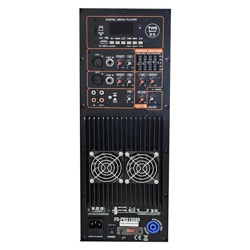 FU-PRO15500 – Dual 15″ Active Loudspeaker