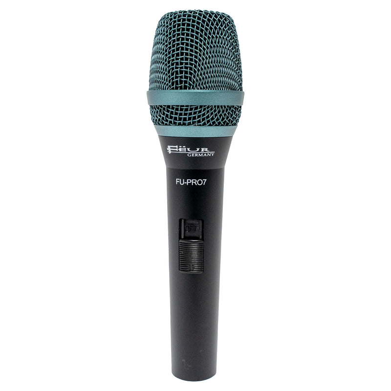 SERIE FU-PRO Professional Dynamic Cardioid Vocal Microphone – Premium Handheld Mic for Live Performance, Studio Recording, Karaoke & Public Speaking