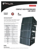 feur fu sla2x10 line array speaker