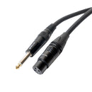 FEUR FU-TPSL17 Tour Pro 1/4 Inch Plug to XLR Female 100% Copper Audio Cable