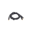 FEUR Professional Audio Cable 3.5mm Stereo TRS Male to RCA Female 6' Feet Cord - Audio Cable Adapter with Gold Plated Jacks - Ideal for Audio Connections to Speakers and Mixers FU-27G-6FT
