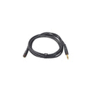 FEUR Audio Cable Extension _” TS Mono Male to Female 10' Cord | Gold Plated Jacks | Ideal for Speakers, Instruments, Mixers | FU-46G-10FT