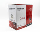 MIYAKO CAT5e 1000ft Premium UTP Ethernet Cable 24AWG 4 Pair UNSHIELDED Twisted Pair Copper CLAD Aluminum 350MHZ 1000 Feet Pull Box LAN Network Wire, Grey