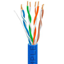 MIYAKO CAT5e 1000ft Premium UTP Ethernet Cable 24AWG 4 Pair UNSHIELDED Twisted Pair Copper CLAD Aluminum 350MHZ 1000 Feet Pull Box LAN Network Wire, Grey