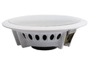 VOYZ Ceiling Speaker 8" Inches 100W with 1" Titanium Tweeter - in Ceiling/in Wall Flush Mount System with Transformer, White (MS-808T)