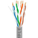 MIYAKO CAT5e 1000ft Premium UTP Ethernet Cable 24AWG 4 Pair UNSHIELDED Twisted Pair Copper CLAD Aluminum 350MHZ 1000 Feet Pull Box LAN Network Wire, Grey (Copy)